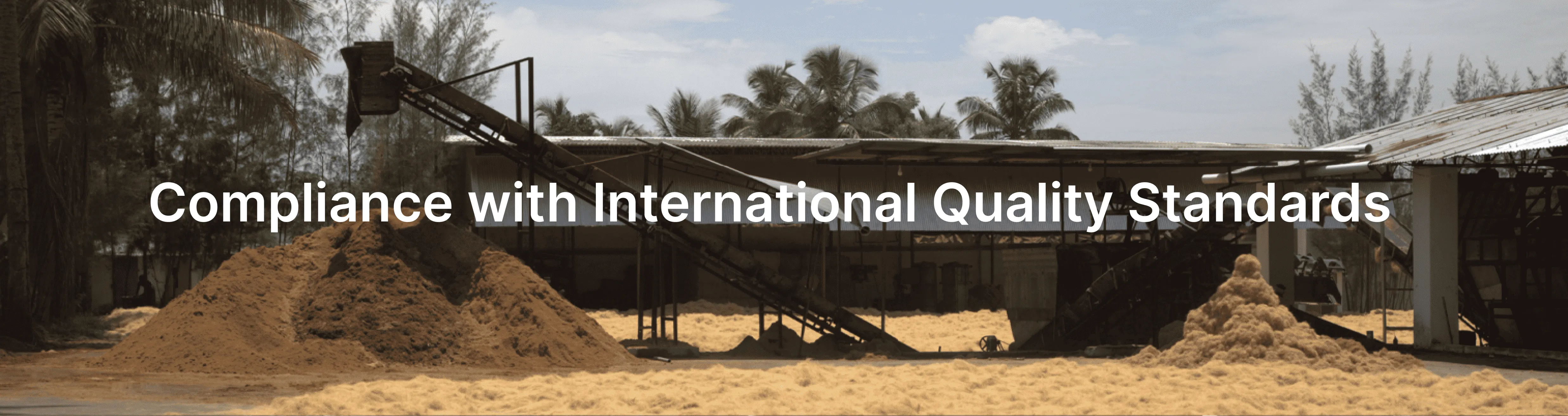Coco peat and coir fiber manufacturer
